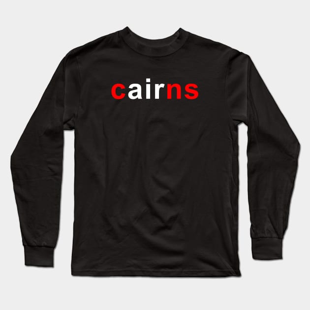 Cairns Airport Code, CNS Airport Long Sleeve T-Shirt by Fly Buy Wear